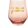 Hallmark I'm The Fun Grandma Stemless Wine Glass, 14 Oz. -Quality Home Store 0001BRW3214