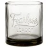 Hallmark Fearless Leader Smokey Gray Lowball Glass, 10 Oz. 1 Hallmark Fearless Leader Smokey Gray Lowball Glass, 10 Oz. -Quality Home Store 0001FMN3017
