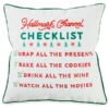 Hallmark Channel Checklist Throw Pillow, 16x16 -Quality Home Store 0001HKC2214 1