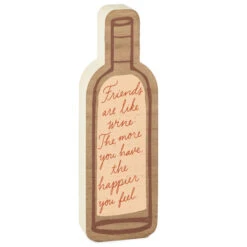 Hallmark Friends Are Like Wine Quote Sign, 3.5x11