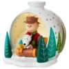Hallmark Peanuts® Charlie Brown, Snoopy And Woodstock On Sled Light-Up Figurine, 4.6" -Quality Home Store 0001XKT2466