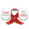 Hallmark Wine Glasses And Scarf Festive Friend Bundle 2 Hallmark Wine Glasses And Scarf Festive Friend Bundle -Quality Home Store 0001XKT5049
