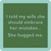 She Hugged Me Coaster -Quality Home Store 1052
