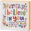 Colorful Block Sign I Believe In You 1 Colorful Block Sign I Believe In You -Quality Home Store 111373