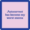 Autocorrect Coaster
