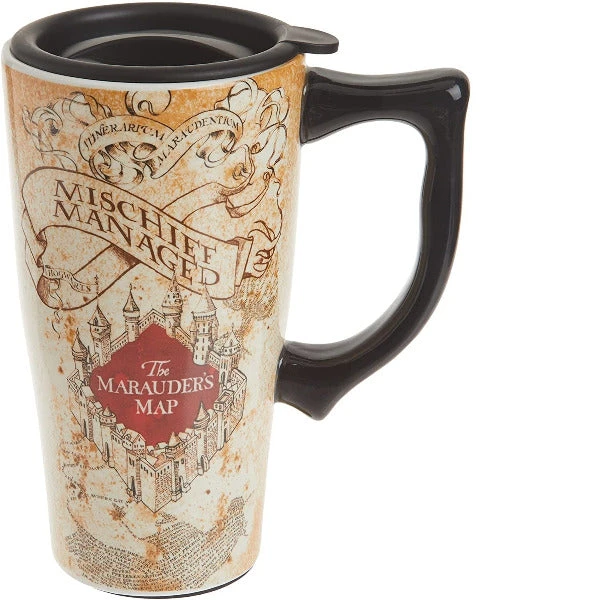 Harry Potter Mischief Managed Marauder Map Ceramic Travel Mug 3 Harry Potter Mischief Managed Marauder Map Ceramic Travel Mug