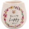 Meadows Of Joy Butterfly Floral 8 Oz. Soy Wax Candle This Is My Happy Place With Tranquility Scent -Quality Home Store 13226 ca8e34e3 1f8f 4667 bc1e 4b675511300d
