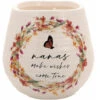 Meadows Of Joy Butterfly Floral 8 Oz. Soy Wax Candle Nanas Make Wishes Come True With Tranquility Scent -Quality Home Store 13227