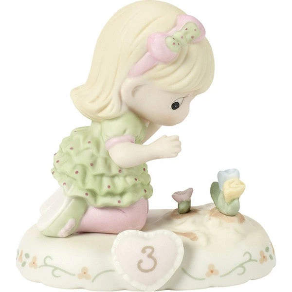 Growing In Grace Age 3 Blonde Girl Figurine 3 Growing In Grace Age 3 Blonde Girl Figurine