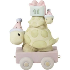 Birthday Train Age 11 Take Your Time It’s Your Birthday Bisque Porcelain Figurine