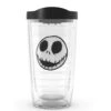 Disney Nightmare Before Christmas Jack Face 16 Oz Tervis Tumbler With Black Lid -Quality Home Store 1446596