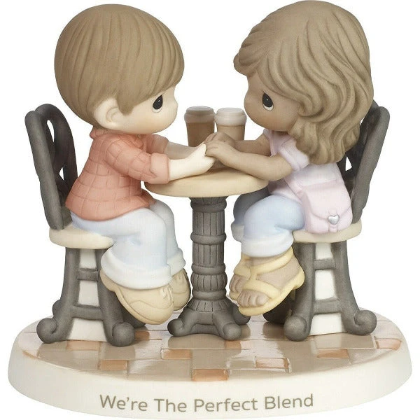 Precious Moments Couple At Cafe Table Figurine We’re The Perfect Blend 3 Precious Moments Couple At Cafe Table Figurine We’re The Perfect Blend