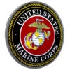 United States Marine Corps Emblem 15" Metal Dome Wall Sign 2 United States Marine Corps Emblem 15" Metal Dome Wall Sign -Quality Home Store 18689 6