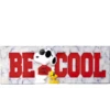 Peanuts Joe Cool Snoopy And Woodstock Be Cool Desk Sign -Quality Home Store 19688