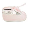Baby Girl's Pink Shoe Bank With Jewels And Ribbon Laces -Quality Home Store 19762