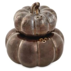 Hallmark Stacking Pumpkins Salt And Pepper Shakers, Set Of 2