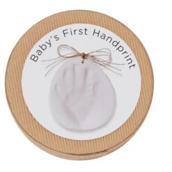 Baby's First Hand Print Kit Ornament With Twine
