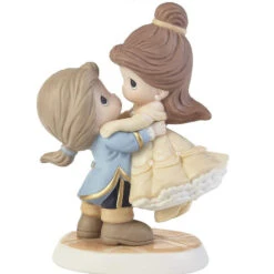 Precious Moments Disney Beauty And The Beast Your Love Lifts Me Higher Bisque Porcelain Figurine