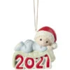 Precious Moments Dated 2021 Baby's 1st Christmas Boy Ornament 1 Precious Moments Dated 2021 Baby's 1st Christmas Boy Ornament -Quality Home Store 211006