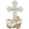 Precious Moments Cradled In His Love Girl Figurine With Cross -Quality Home Store 212401