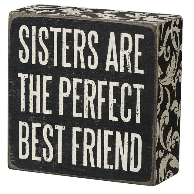 Wood Sign - Sisters Are The Perfect Best Friend 3 Wood Sign - Sisters Are The Perfect Best Friend