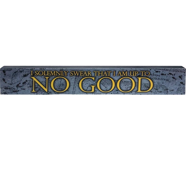 Harry Potter I Solemnly Swear That I Am Up To No Good Long Wood Sign 3 Harry Potter I Solemnly Swear That I Am Up To No Good Long Wood Sign