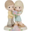 Precious Moments Couple Holding Sweet Pea Bouquet 10th Anniversary Figurine 1 Precious Moments Couple Holding Sweet Pea Bouquet 10th Anniversary Figurine -Quality Home Store 223016