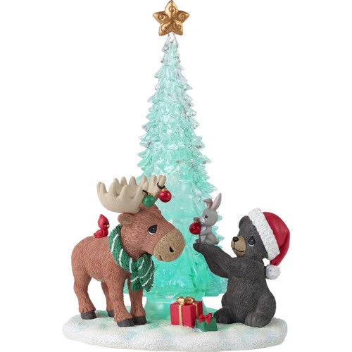 Precious Moments It Moose Be Christmastime LED Figurine 3 Precious Moments It Moose Be Christmastime LED Figurine