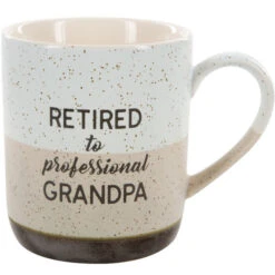 Retired To Professional Grandpa Mug 15 Oz.