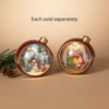 7.75" Battery Operated Lighted Musical Spinning Water Globe With Holiday Figurine