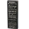 Wood Sign - Rules For Marriage Enjoy Each Other 1 Wood Sign - Rules For Marriage Enjoy Each Other -Quality Home Store 26713