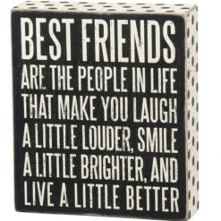 Wood Sign - Best Friends Are The People In Life