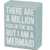 Wood Sign - A Million Fish In The Sea But I Am A Mermaid 2 Wood Sign - A Million Fish In The Sea But I Am A Mermaid -Quality Home Store 35191