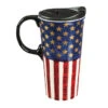 Liberty American Flag 17 Oz. Travel Cup With Lid And Box -Quality Home Store 3CTC014