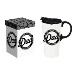 The Man The Myth The Legend Ceramic Perfect Travel Cup, 17 Oz., With Box