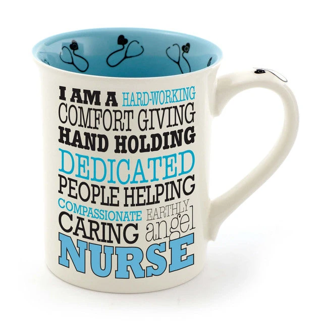 Our Name Is Mud Nurse Typography Mug 3 Our Name Is Mud Nurse Typography Mug