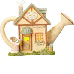 Tails Wth Heart “Mouse Flower Shop” Stone Resin Figurine