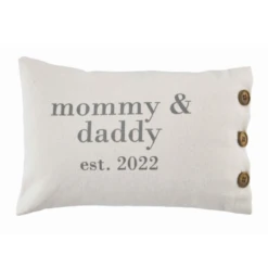 New Parents Mommy & Daddy Est. 2022 Rectangular Pillow