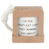 I'm The Crazy Cat Lady They Warned You About Boxed Mug With Sculpted Cat Handle 2 I'm The Crazy Cat Lady They Warned You About Boxed Mug With Sculpted Cat Handle -Quality Home Store 43500108 C