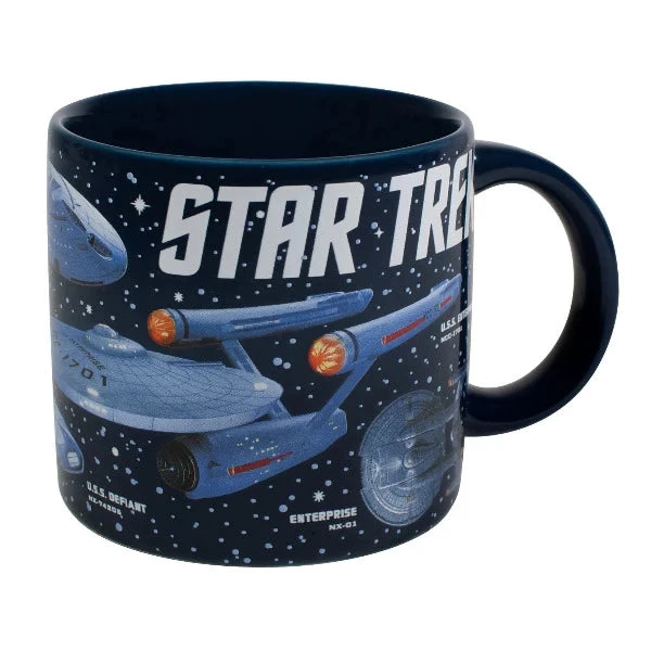 Starships Of Star Trek Mug 12 Oz. 3 Starships Of Star Trek Mug 12 Oz.