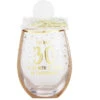 I'm Not 30 I'm 21 With 9 Years Of Experience 30th Birthday Stemless Wine Glass & Candle Set -Quality Home Store 44600084
