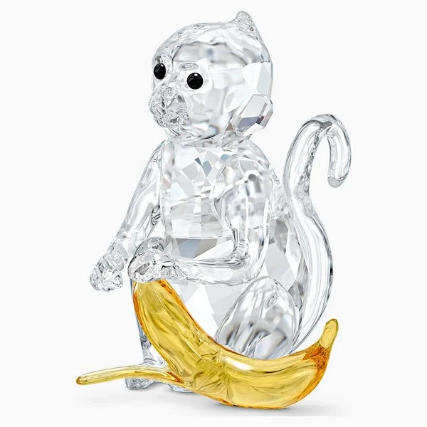 Swarovski Monkey With Banana 3 Swarovski Monkey With Banana