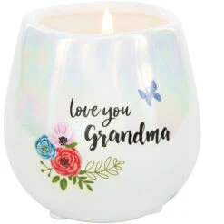 Love You Grandma Soy Wax Iridescent Candle 8 Oz.