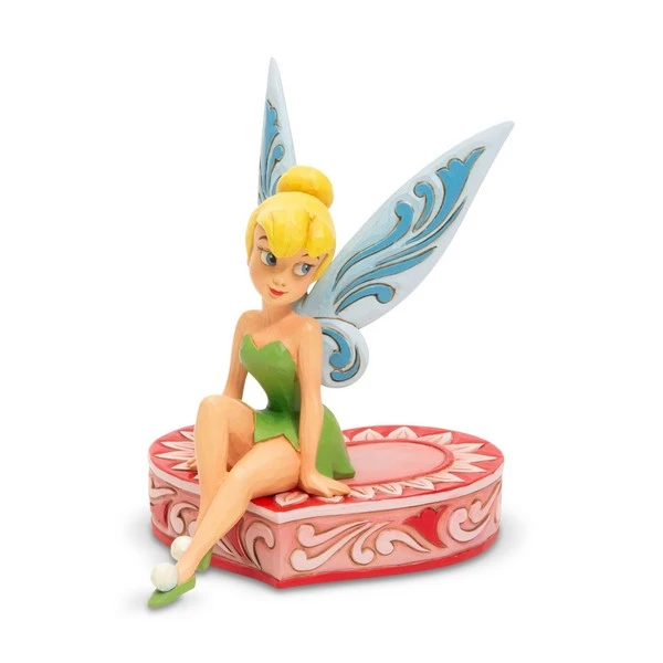 Jim Shore Tink Sitting On Heart Figurine 3 Jim Shore Tink Sitting On Heart Figurine