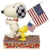 Jim Shore Peanuts Snoopy And Woodstock Patriotic March Figurine -Quality Home Store 6007960