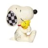 Jim Shore Peanuts Mini Snoopy Hugging Woodstock Figurine -Quality Home Store 6007963 high res