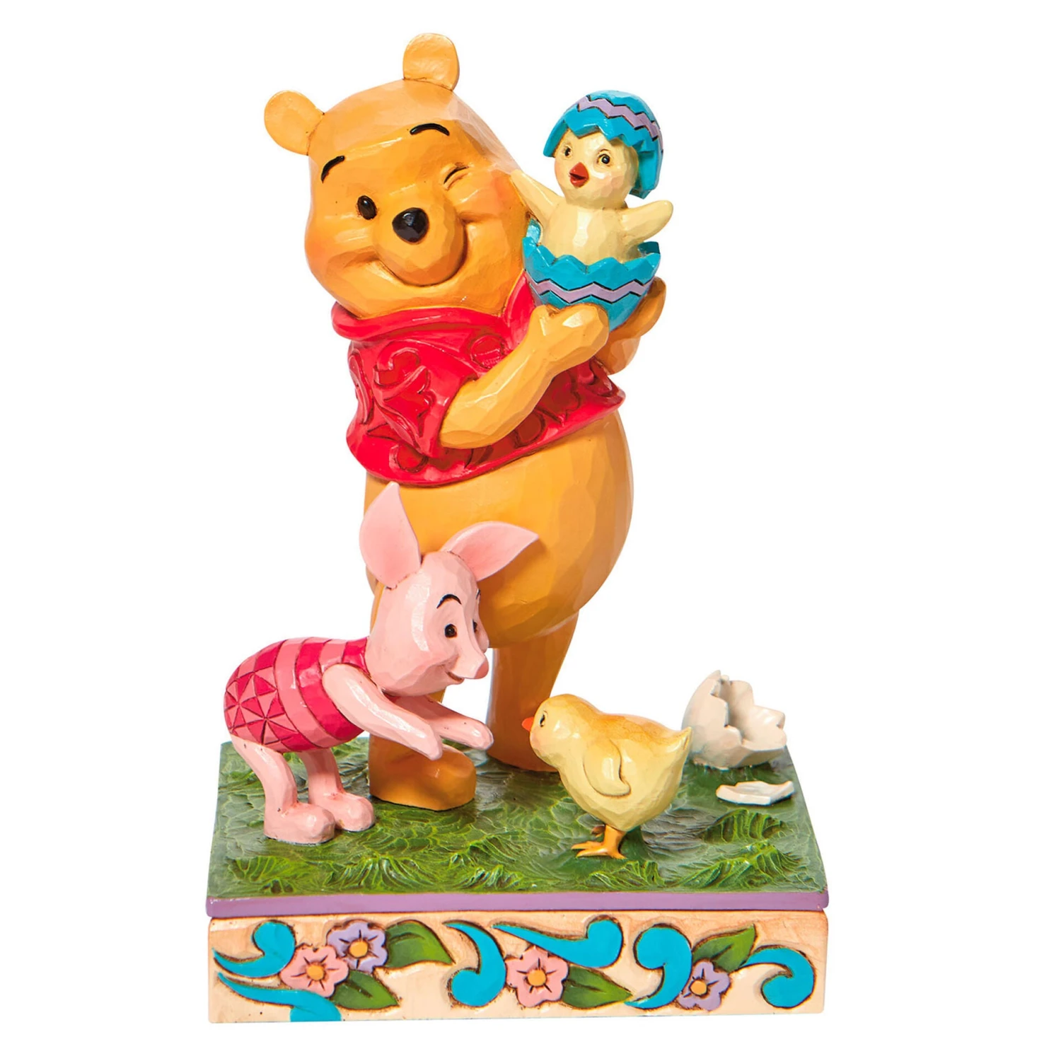 Jim Shore Disney Pooh And Piglet With Chicks Figurine, 5.7" 2 Jim Shore Disney Pooh And Piglet With Chicks Figurine, 5.7"