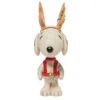 Jim Shore Peanuts Mini Snoopy Reindeer Figurine -Quality Home Store 6010327
