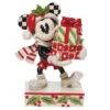Disney Jim Shore Cheerful Mickey With A Stack Of Presents Figurine