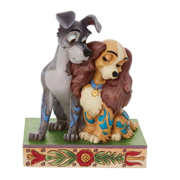 Disney Jim Shore Lady And The Tramp Snuggle Figurine 3 Disney Jim Shore Lady And The Tramp Snuggle Figurine